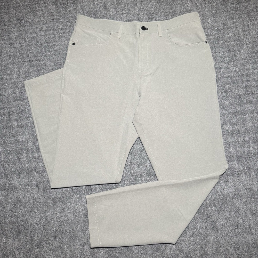 Public Rec Workday 2.0 Dealmaker 5-Pocket Performance Pants Men Tag 40/34 Gray